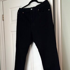 H&M Women's Black Straight Leg Jeans